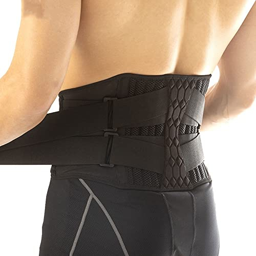 Lordosenstützgürtel für den unteren Rücken, Bauchweggürtel für Männer und Frauen, Taillentraining Korsett, dünner Gürtel für Sport, Fitnessstudio, Schmerzlinderung