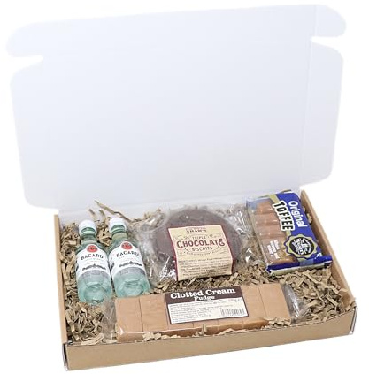 Alcohol & Treats Letterbox Gift Set (Bacardi White Rum)