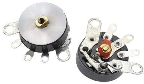 10PCS Gerade Winkel Radio Potentiometer RV12MM B103 B10K B503 B50K Power Verstärker Volumen Potentiometer Mit Schalter (Color : B103 10K)