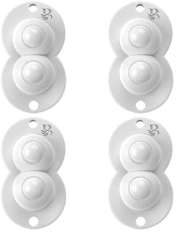 Ruedas giratorias pequeñas para muebles | Ruedas giratorias para aparatos pesados | 4 poleas giratorias, transferencia a para pequeños electrodomésticos para contenedores de muebles