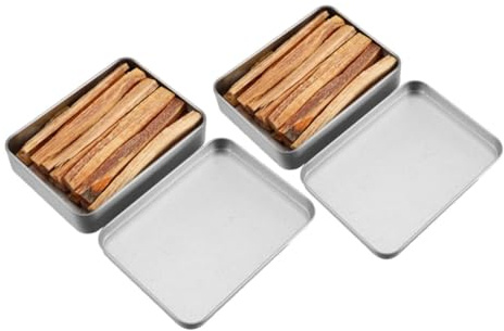 Happyyami Cajas De De Madera De Madera Natural para Acampar Herramientas para Encender Fuego para Barbacoa y Fogatas Al Aire