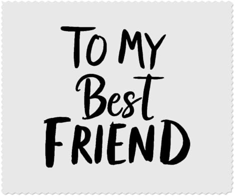 Azeeda 2 x 'To My Best Friend' Lens Cleaning Cloths (LC00030897) | Microfibre Cloths for Glasses, Sunglasses, Phones, Cameras and Screens