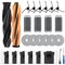 Kit di accessori Compatibile con Dreame X50 Ultra Complete/ L50 Pro Ultra/ X50 Master Robot Aspirapolvere,Accessori Ricambi 2 Spazzola Principale 6 Spazzole Laterali 4 Filtro 6 Mop 6 Sacchetti Polvere