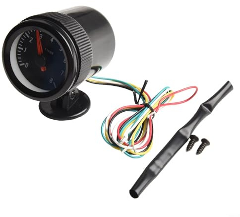 Honseadek Professional - Contagiri per veicoli da 52 mm con retroilluminazione LED, display digitale 0-8000 giri, contatore di giri del motore per auto e moto da 12V