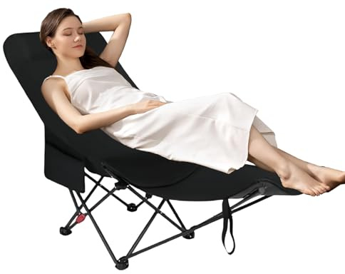Folding Camp Chairs - Portable Lawn Seat,High-Back Chair with Foot Rest for Garden Tailgating Deck Hiking Lawn Patio Picnic Backpacking Poolside Fishing Outdoor Porch