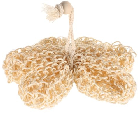 TOPPERFUN Bola de Ducha Exfoliante de Sisal Natural Textura Exfoliante y Efecto Espumante para Cuidado Corporal en Baño, Adecuado para Adultos y Uso Diario