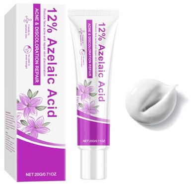 12% Acid Spot Treatment Cream for Face - Anti Acne & Rosacea Gel with Niacinamide, Dark Spot Remover for All Skin Types, Evens Skin Tone