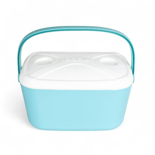 Nevera Portatil - PINCHO - Nevera Pequeña Portatil, Nevera Coche, Cooler Portatil con Tapa Extraible con Portavasos, Nevera Portatil Rigida con Asa Abatible - Cooler Box Nevera 20 litros, 47×31×27 cm