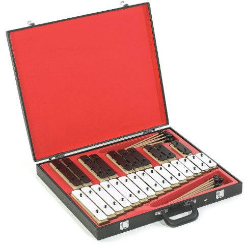 Percussion Plus - Metalófono (en estuche, 25 piezas)