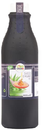 Sciroppo di Agave Senza Zucchero Bio - 900ml. Sciroppo d'Agave Biologico Dolcificante Naturale Liquido o Succo di Agave. Organic Maple Syrup.