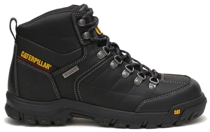 CAT Footwear Men's Threshold Waterproof Steel Toe, Black, 12