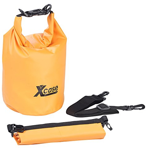 Xcase Packsäcke LKW-Plane: Wasserdichter Packsack, strapazierfähige Industrie-Plane, 5 l, orange (Wasserdichter Seebeutel, Trockensäckli, Kunststoffsäcke)