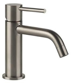 Miscelatore monocomando per lavabo Gessi Emporio Via Tortona, senza scarico, sporgenza 127 mm, 18602031, Colorazione: Ottica Finox
