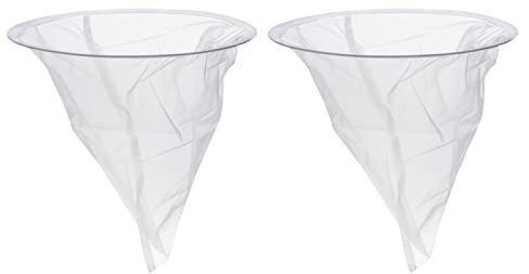 sourcing map 2Stk Honigsieb Filter Nylon Konisch Taschen mit Metall Kreis | Für Bienenhalter