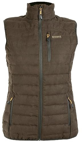 HART Damen Weste Montaraz-V Oliv-Braun L