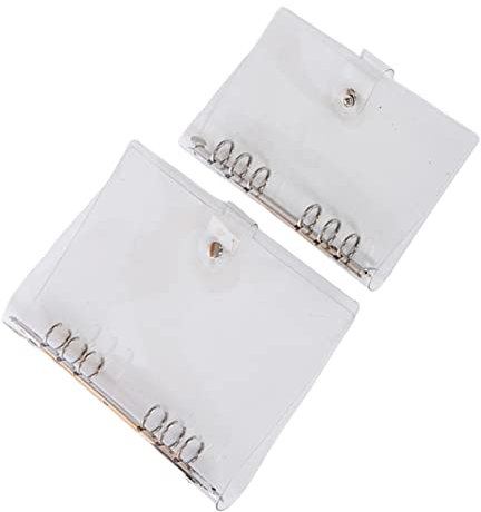 MAGICLULU 2stücke Pvc Notebook Cover Für Transparent Notizbuchhülle Für Planner Und Agenda Schützend Und Langlebig