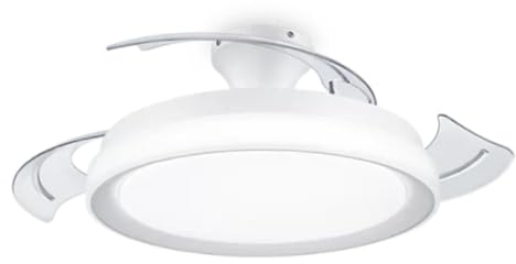 Philips Lighting LED Bliss 28W Ceiling Light with 35W Fan, 2700K-4000K-5500K, Remote Included, White, for Ceiling Lighting, Livingroom and Bedroom