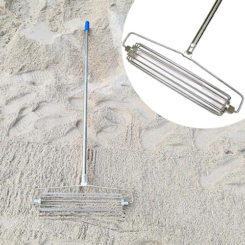 Trappola professionale per sabbia da golf, bunker, rastrello, per giardino, paesaggistica e manutenzione dell'erba da spiaggia