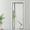 ESMAYULO Zanzariera Magnetica per Porte 90x210 cm, Apertura Laterale Unica, Barriera Anti-Zanzare e Insetti, Installazione Rapida Senza Foratura, Materiale Resistente - Nero