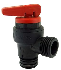 HTS - Boiler Pressure Relief Valve (PRV) Will Fit Vokera & Glowworm 10025055 2000801904 0020014173