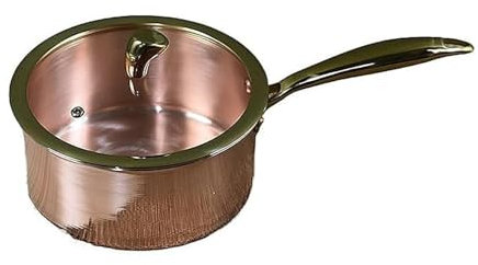 KhUkhu Töpfe Aus Reinem Kupfer Kupferpfannen Kupferkochgeschirr Herdplatten Gehämmerte Kupfertöpfe Und -Pfannen Kupferwok