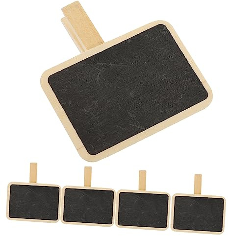 HAMPPLIES 10pièces Pince à Tableau Bois Étiquettes Pour Jardin Pinces Pour Tableau Affichage Presse-papiers Bois Pour Étiquettes Pour Pépinière Marqueurs Pour Pots De Fleurs