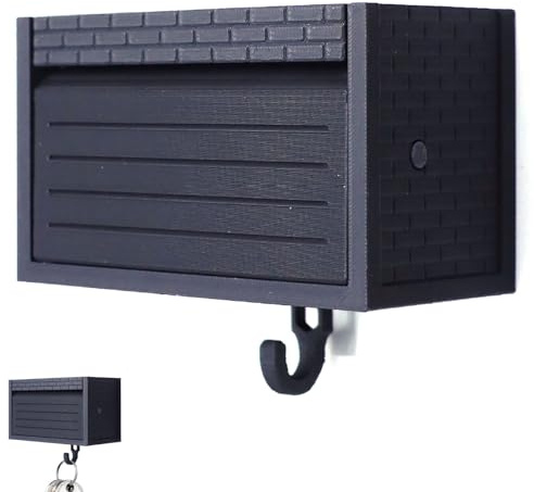 ARROMI Garage Key Holder, Car Garage Key Holder with Opening Door, Car Garage Key Organizer, Wall Mount Key Rack for Entryway and Office, Fun and Practical Key Storage Solution