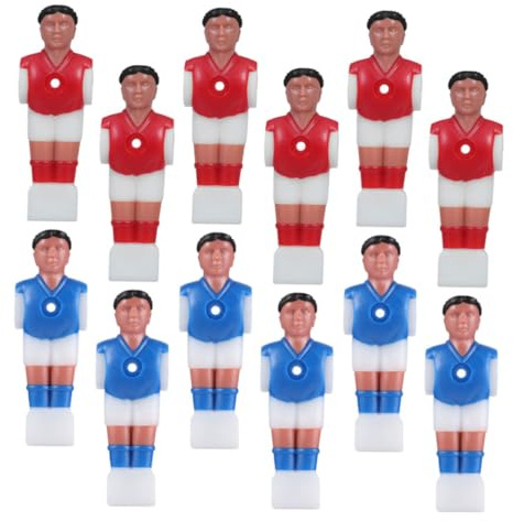 TOYANDONA 12stücke Tischfußball-ersatzfiguren Aus Kunststoff Für Tischfußballspiele Inklusive Stücken Tischfußballspielern Installieren Und Langlebig