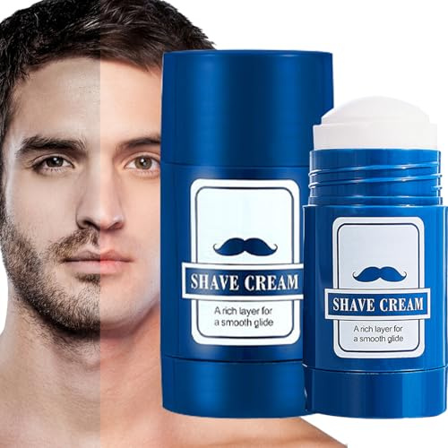 Crema Da Barba Per Uomini - Gel Di Rasatura Liscia | Gli Uomini Proteggono La Pelle | Care Della Barba Adatta Per La Toelettatura Quotidiana, Le Pelli Sensibili, La Routine Di Rasatura Bagnata, L'uso