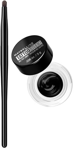 Maybelline New York Makeup Eyestudio Lasting Drama Gel Eye Liner, Blackest Black, Waterproof, 0.106 Ounce,Pack of 1