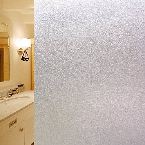 DUOFIRE Vinilo para Ventana de Privacidad Vinilo de Ventana Esmerilada Decorativa del Película de Ventana Autoadhesiva Sin Pegamento Película para Vidrio Anti-UV (90cm X 200cm, DS001)