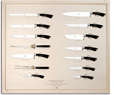 Coltellerie Berti - Il Trinciante da Parete - Completo - Set coltelli cucina forgiati
