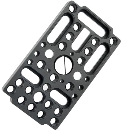 NICEYRIG Switching Cheese Mount Plate Kamera Käseplatte für Railblocks, Dovetails, Short Rods,Längere Versio