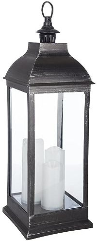 Atmosphera - Lanterne LED Antique - noir H71 cm