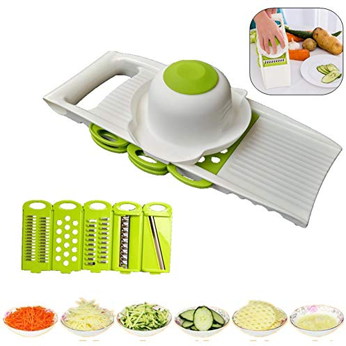 Mandoline Multifonctions Coupe Legumes Épluche-râpe à légumes Coupe-légumes manuel Coupe-pommes de terre Mandoline Trancheuse Râpe à carottes Outils à éplucher les fruits Accessoires de cuisine