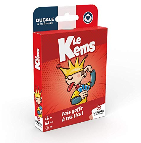 LA DUCALE - Kems Junior – Kartenspiel für Kinder und Familie – 4 bis 8 Spieler – ab 6 Jahren