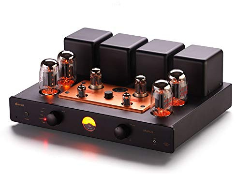 Dared Uranus Stereo Integrated Tube Amplifier with Remote Control,HIFI Home Audio, Output Power 50wx2,Built-in Phono Stage, Support Direct Power AMP, KT88x4,12AX7x2,6N8Px2, AC115 and AC230 Optional