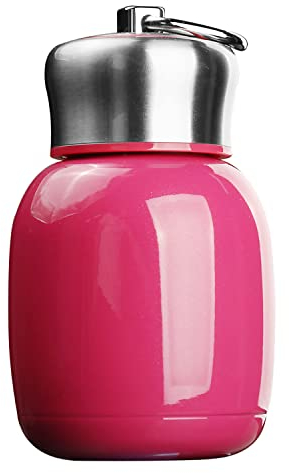 YOUSIS 200 ml Mini Thermosflasche Wasserflasche Vakuumflaschen Kaffee Milch Trinkbecher Auslaufsichere Warm und Kaltwasserflasche Reisetrinkflasche für Zuhause Outdoor (Rose)