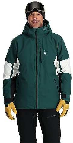 Spyder Herren Jacke Winterjacke Outdoorjacke Skijacke Epiphany Jacket, Farbe:Grün, Artikel:-CPG cypress green, Größe:L