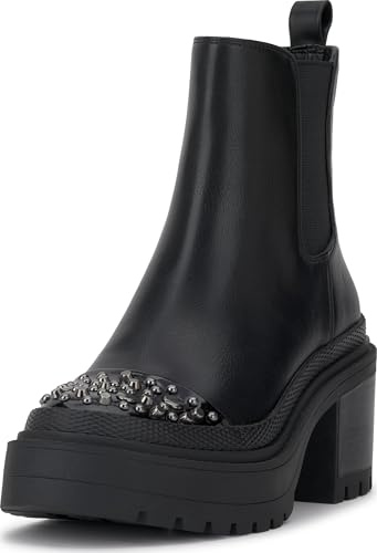 Jessica Simpson Women's Jymmie Chelsea Boots, Black, 8.5