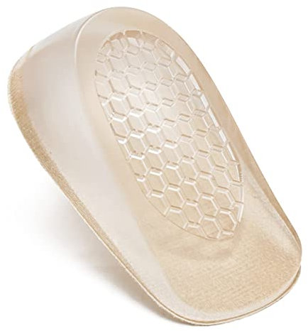ORFOFE 2paare Unsichtbare Einlegesohlen E-tpu Gel Innenpolster Zur Schuh Und Körpergrößenerhöhung Mit Rutschfester Klebeschicht Schweißabsorbierend Waschbar Fersenpolster Für Frauen