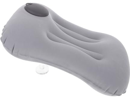 TOGEVAL Inflatable Travel Pillow Portable Camping Airplane Pillow Lightweight Foldable Inflatable Cushion for Outdoor Beach Hiking and Airplane Use