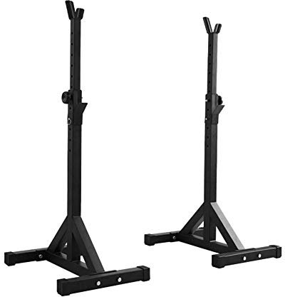 Mecmoc Barbell Rack Squat Stand Adjustable Bench Press Rack Bench Press Rack Gym Equipment, Weights Bench Folding Squat Rack Stands with Weights Pull Up
