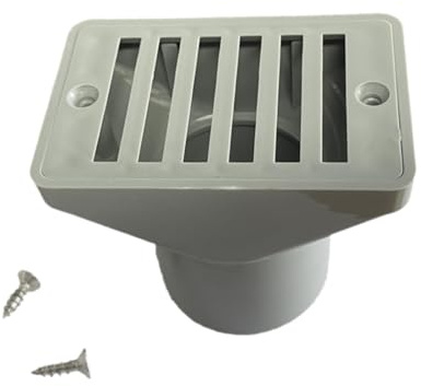 Stgfyxgs Desagüe de Piso de Piscina, Desagüe de Desbordamiento Doméstico Antiobstrucción con Tornillos Principal
