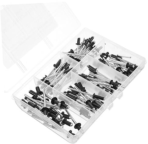 KICHOUSE 1satz Aluminium Blindnieten Set Hochwertige Popnieten Für Verschiedene Anwendungen Einfache Installation Hohe Korrosionsbeständigkeit Für Bau Fahrzeuge Und Möbel