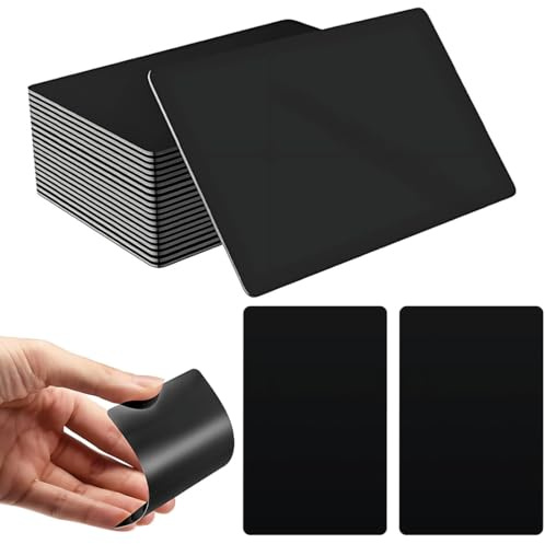 HABNI 25 Pcs Nfc Karten Schwarz Wiederbeschreibbare Nfc Tags Ntag 215 Pvc Karte Leer Programmierbarer Nfc Visitenkartenchip 504 Byte Speicher Nfc Tag Kompatibel Mit Allen Nfc Unterstützten Geräten