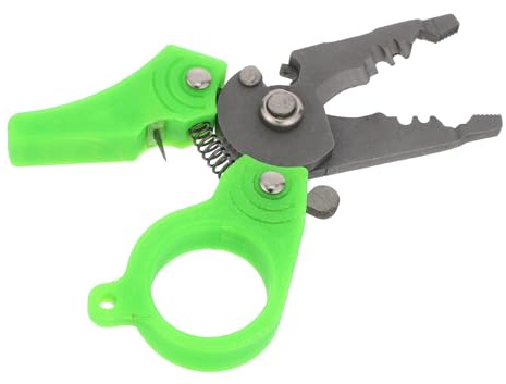 Hoement Mini Pelacables Multifuncional para Electricistas, Alicates Cortadores de Cables de Precisión, Pequeño Pelacables Portátil Agarre Ergonómico, Herramienta para Corte y Pelado