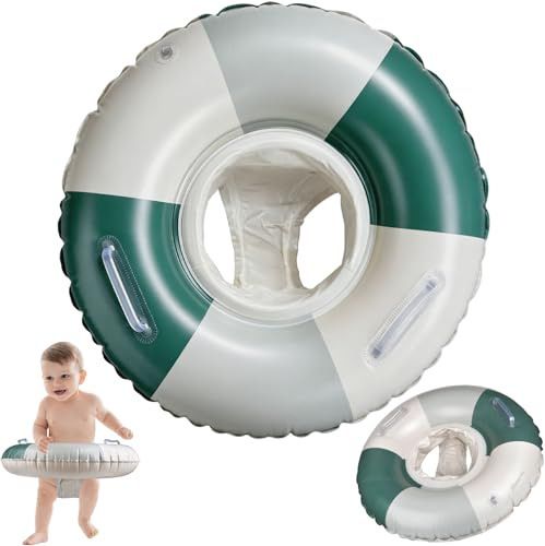 Schwimmring Baby, Baby Schwimmring ab 6 Monate bis 4 Jahre, Schwimmreifen Baby mit Griff, Aufblasbarer Schwimmring ab 1 Jahr, Sicherer Schwimmhilfe Kinder