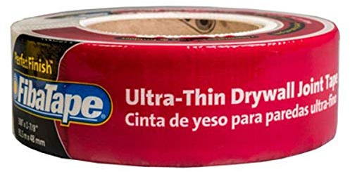 FibaTape Saint-Gobain ADFORS FDW8191-U Ultra Thin Drywall Tape, 1-7/8 Inch by 300-Feet, White
