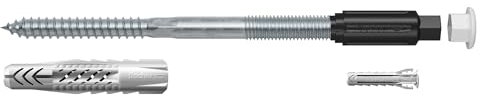 fischer Abstandsmontagesystem TherMax 8 / 80 M6 für Dämmstoffe, Dämmstoffdübel zur Befestigung leichter Lasten in Wärmedämmverbundsystemen, mit Anti-Kälte-Konus